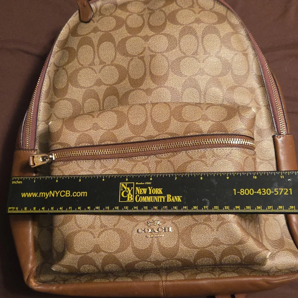 Coach Signature Small Backpack in Brown